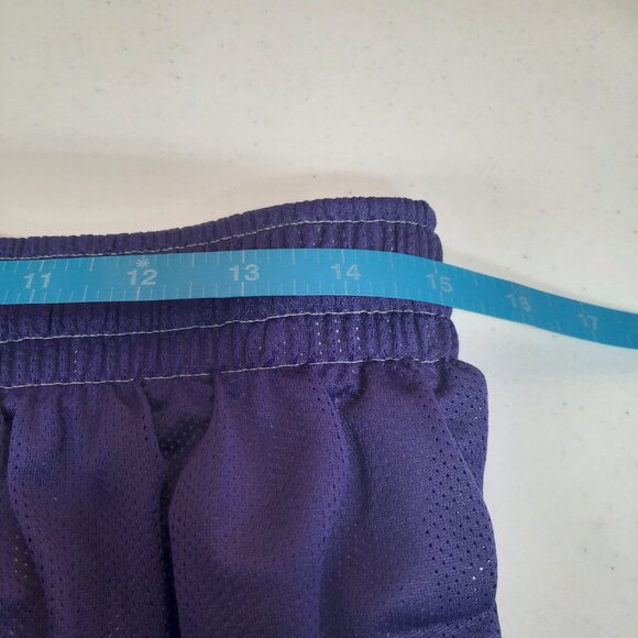 Nike Dri-FIT Reversible Basketball Shorts Men's XL Purple White Mesh Training - Picture 9 of 11